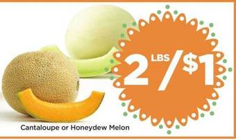 Food 4 Less Cantaloupe or honeydew melon offer