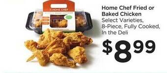 Foods Co Home chef fried or baked chicken offer