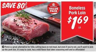 Rouses Boneless pork loin offer