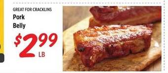 Rouses Pork belly offer