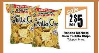 Rancho markets corn tortilla chips