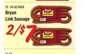 Rouses Bryan link sausage offer