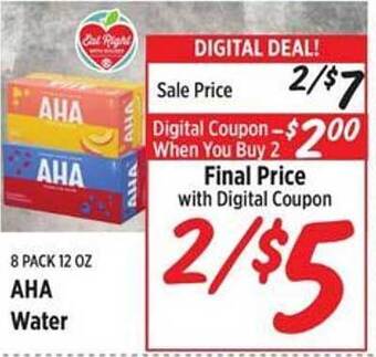 Rouses Aha water offer