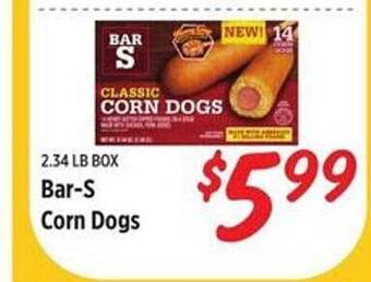 Rouses Bar-s corn dogs offer