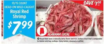 Rouses Royal red shrimp offer