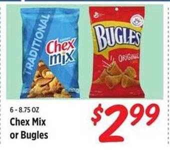 Rouses Chex mix or bugles offer