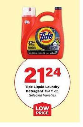 Stater Bros Tide liquid laundry detergent offer