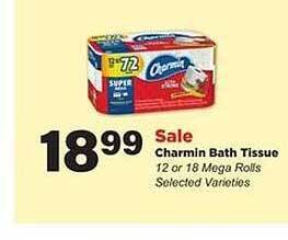 Stater Bros Charmin bath tissue offer
