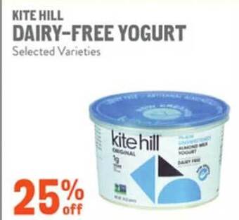 New Seasons Market Kite hill dairy-free yogurt offer