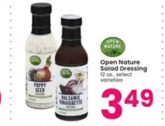 Albertsons Open nature salad dressing offer