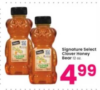 Albertsons Signature select clover honey bear offer