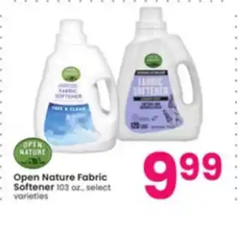 Albertsons Open nature fabric softener offer