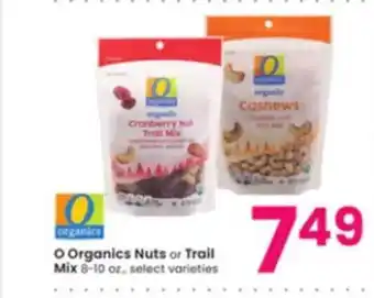 Albertsons O organic nuts or trail mix offer