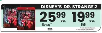 Albertsons Disney's dr. strange 2 offer