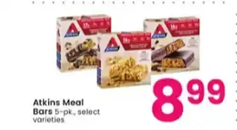 Albertsons Atkins meal bars offer