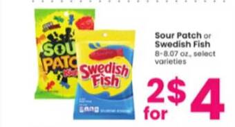 Albertsons Sour patch or swedish fish offer