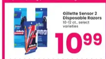 Albertsons Gillette sensor 2 disposasble razors offer