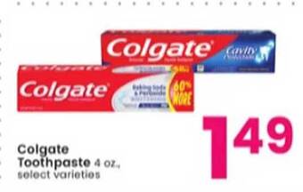 Albertsons Colgate toothpaste offer