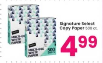 Albertsons Signature select copy paper offer