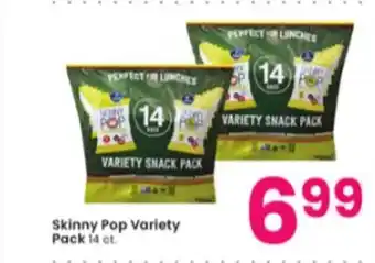 Albertsons Skinny pop variety pack offer