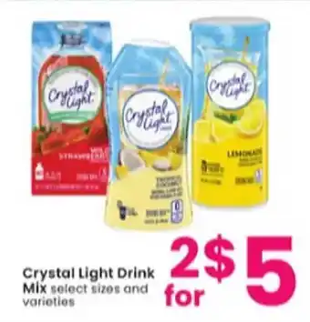Albertsons Crystal light drink mix offer
