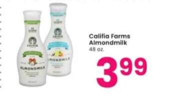 Albertsons Califia farms almondmilk offer