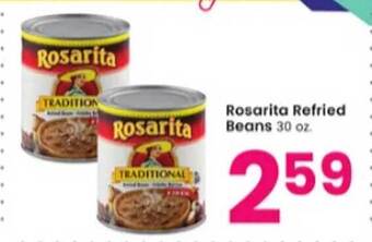 Albertsons Rosarita refried beans offer