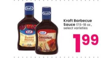 Albertsons Kraft barbecue sauce offer