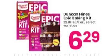 Albertsons Duncan hines epic baking kit offer