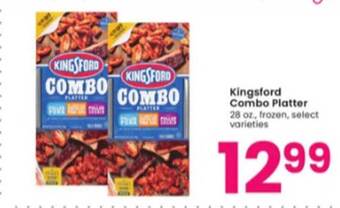 Albertsons Kingsford combo platter offer