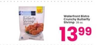 Albertsons Waterfront bistro crunchy butterfly shrimp offer