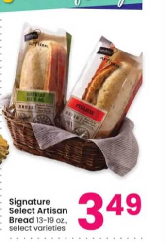 Albertsons Signature select artisan bread offer