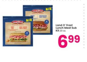 Albertsons Land o' frost lunch meat sub kit offer