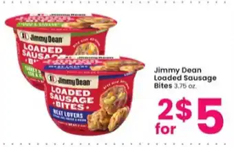 Albertsons Jimmy dean loaded sausage bites offer