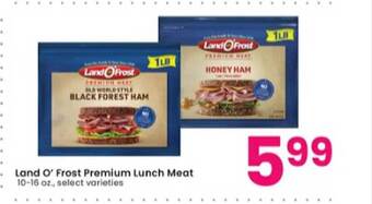 Albertsons Land o' frost premium lunch meat offer