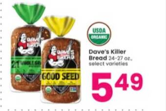 Albertsons Dave's killer bread offer