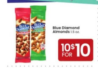 Albertsons Blue diamond almonds offer