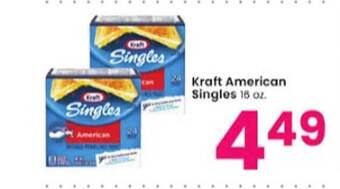 Albertsons Kraft american singles offer