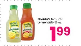 Albertsons Florida's natural lemonade offer