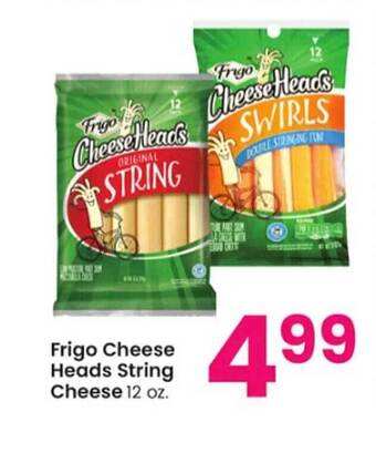 Albertsons Frigo cheese heads string cheese offer