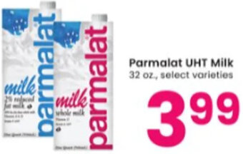 Albertsons Parmalat UHT Milk 32 oz. offer