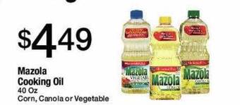 Jons International Mazola cooking oil offer