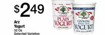 Jons International Arz yogurt selected varieties offer