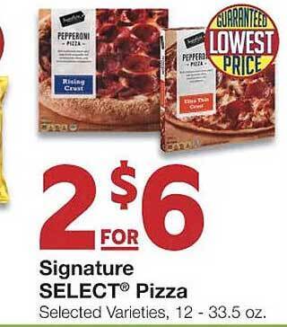 Market Street Signature select® pizza offer