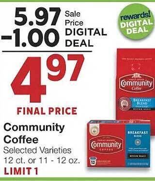 Market Street Community coffee offer