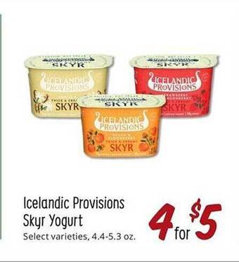 Sprouts Farmers Market Icelandic provisions skyr yogurt offer