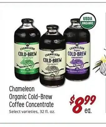 Sprouts Farmers Market Chameleon organic cold-brew coffee concentrate offer