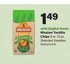 Stater Bros Mission tortilla chips offer