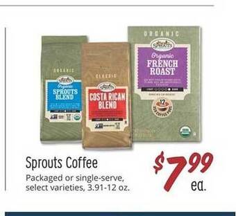Sprouts Farmers Market Sprouts coffee offer