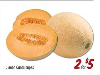 Sprouts Farmers Market Jumbo cantaloupes offer
